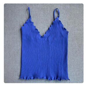 Free People Intimately Easy to Love Periwinkle Cami